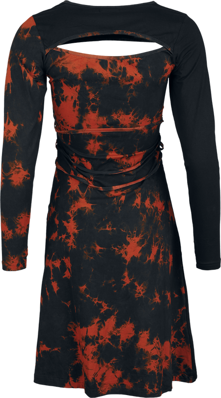 Robe mi-longue  de Innocent - Valentina Dress - L à XL - pour Femme - noir/rouge - innocent - View 2