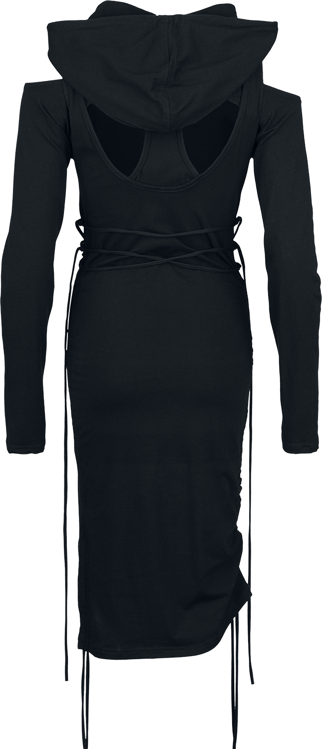 Robe longue Gothic de Poizen Industries - Jorie Dress - XS à 4XL - pour Femme - noir - Poizen Industries - View 2
