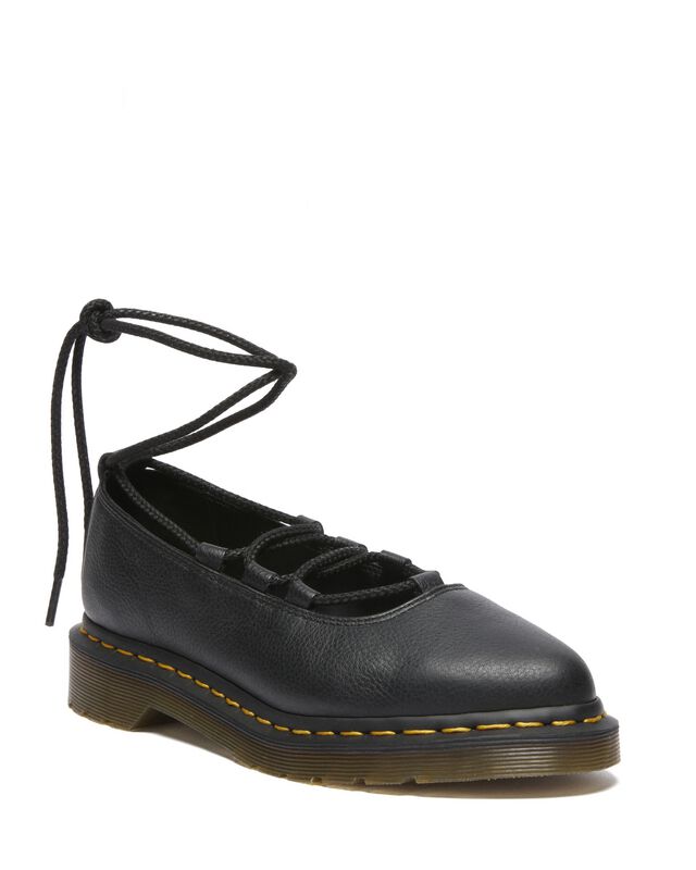 Ballerines  de Dr. Martens - Elphie II Black Virginia - EU37 à EU40 - pour Femme - noir - Dr. Martens