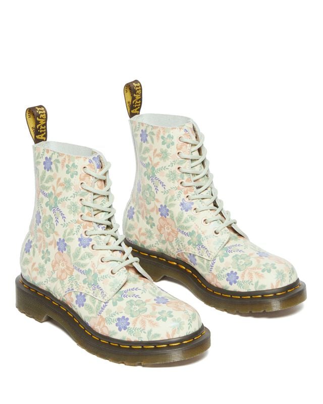 Bottes  de Dr. Martens - 1460 Pascal Cloud Cream+Multi Genix Nappa - EU36 à EU37 - pour Femme - multicolore - Dr. Martens
