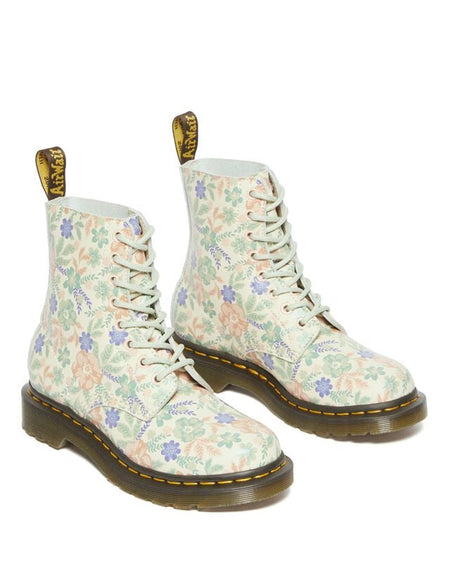 Bottes  de Dr. Martens - 1460 Pascal Cloud Cream+Multi Genix Nappa - EU36 à EU37 - pour Femme - multicolore - Dr. Martens