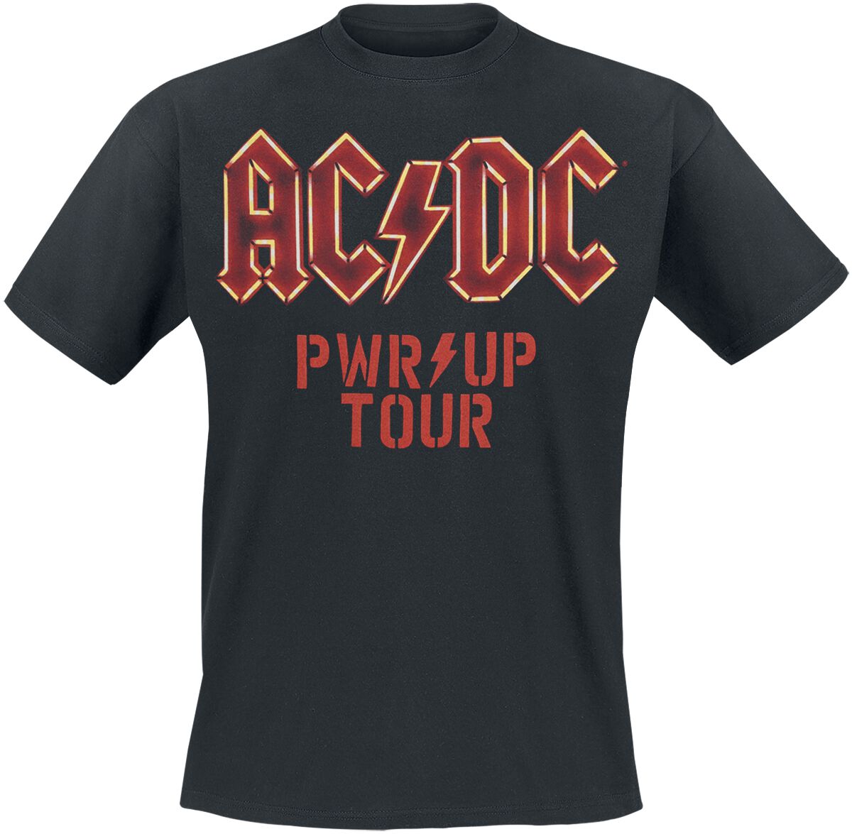 T-Shirt Manches courtes  de AC/DC - PWR UP - Tourshirt 24 - S à 5XL - pour Homme - noir - AC/DC