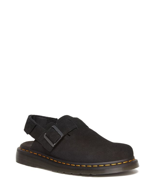 Tongs  de Dr. Martens - Jorge II Black E.H. Suede - EU36 à EU38 - pour Unisexe - noir - Dr. Martens