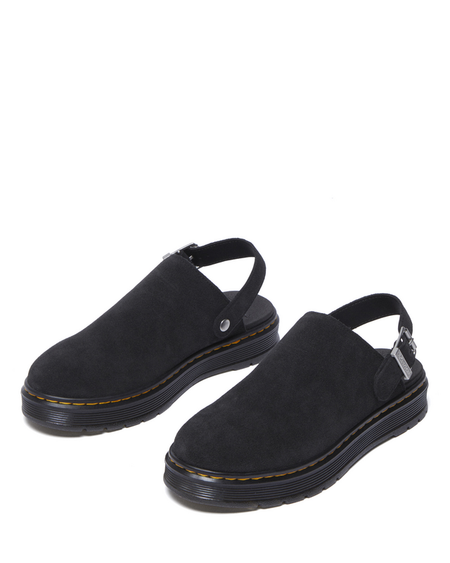 Tongs  de Dr. Martens - Brookline Mule Black Bronx Suede - EU36 à EU46 - pour Unisexe - noir - Dr. Martens - View 2