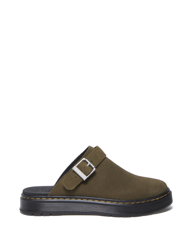 Tongs  de Dr. Martens - Brookline Mule DMs Olive Bronx Suede - EU36 à EU46 - pour Unisexe - olive - Dr. Martens - View 2