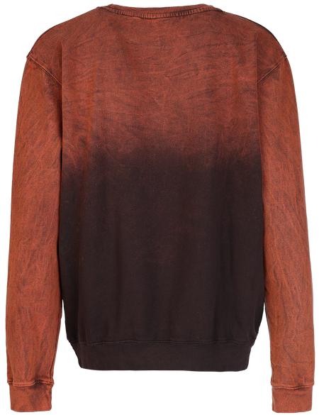 Sweat-shirt  de Outer Vision - Safety Pin Heart - S à M - pour Femme - marron - Outer Vision - View 2