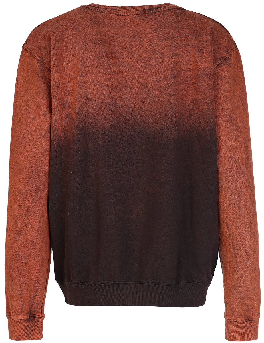 Sweat-shirt  de Outer Vision - Safety Pin Heart - S à XXL - pour Femme - marron - Outer Vision - View 2