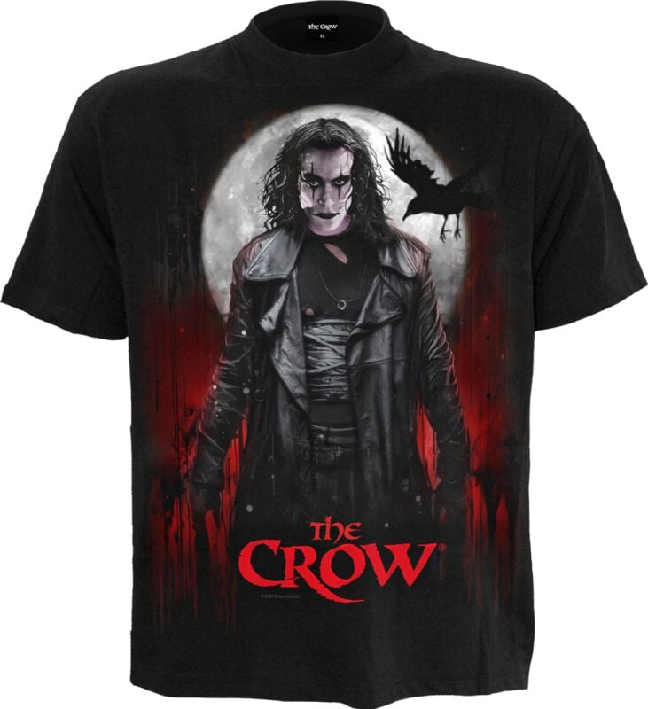 T-Shirt Manches courtes  de The Crow - Blood Moon - S à XL - pour Homme - noir - The Crow