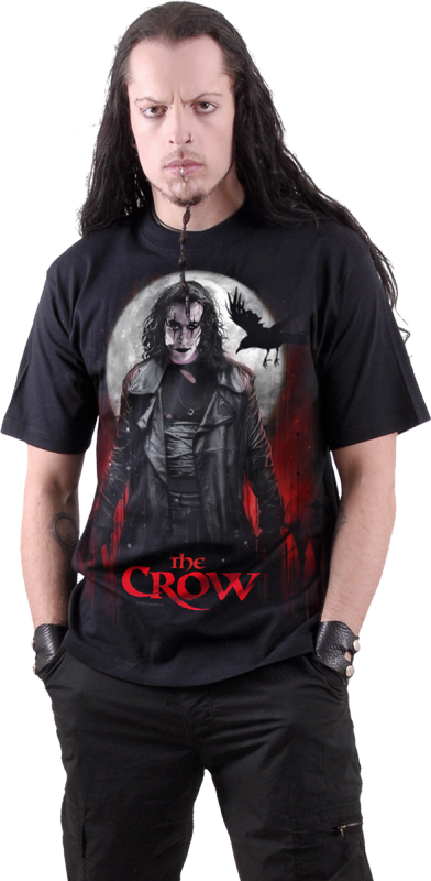 T-Shirt Manches courtes  de The Crow - Blood Moon - S à XL - pour Homme - noir - The Crow - View 2