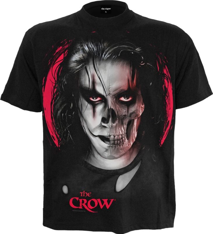 T-Shirt Manches courtes  de The Crow - Skullface - S à L - pour Homme - noir - The Crow