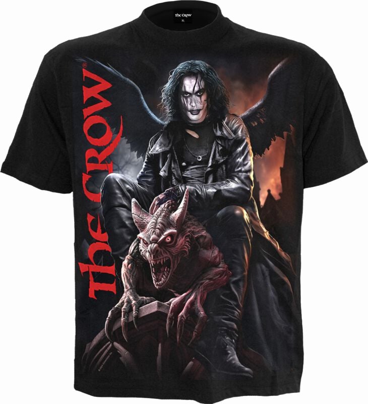 T-Shirt Manches courtes  de The Crow - Gargoyle - S à XL - pour Homme - noir - The Crow