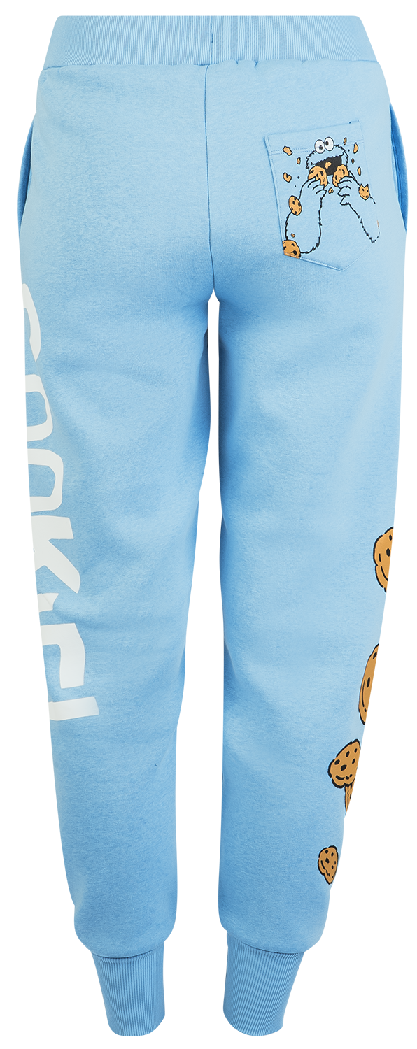 Bas de survêtement  de Sesame Street - Krümelmonster - Cookie - S à 3XL - pour Femme - bleu - Sesame Street - View 2