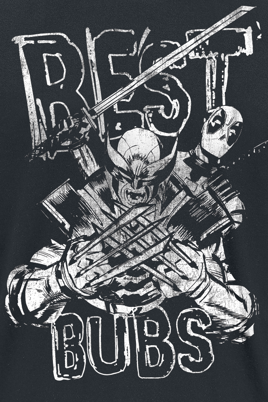 T-Shirt Manches courtes  de Deadpool - Best Bubs - M à XXL - pour Homme - noir - Deadpool - View 2