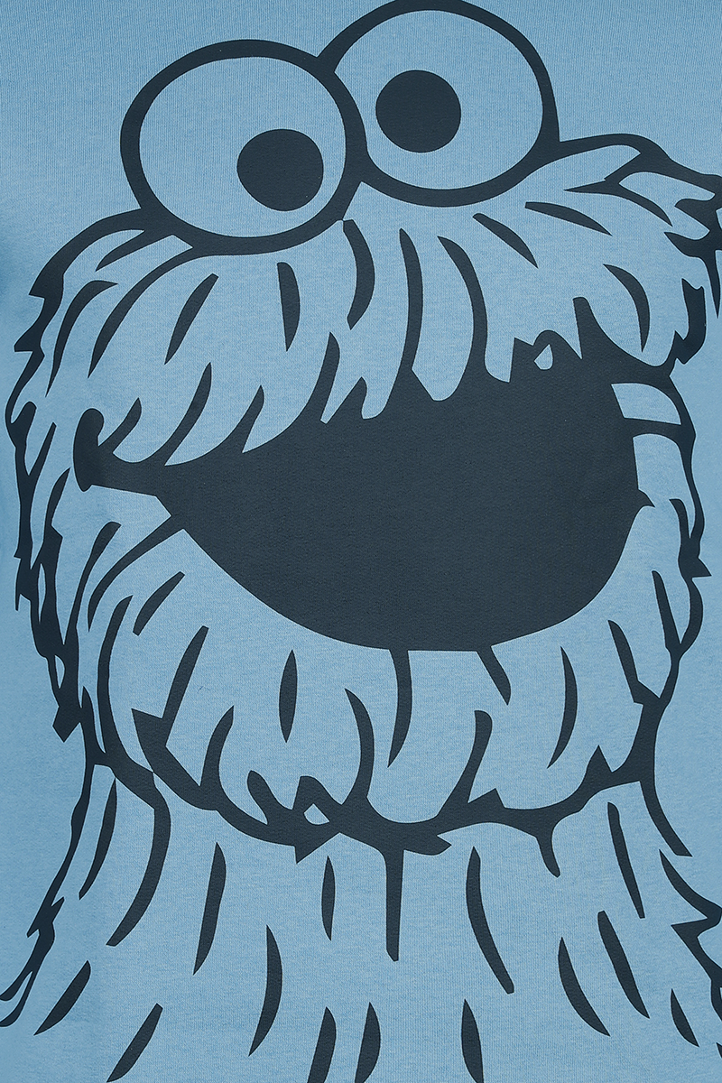 Sweat-shirt  de Sesame Street - Cookie Monster - L à XXL - pour Homme - bleu - Sesame Street - View 2