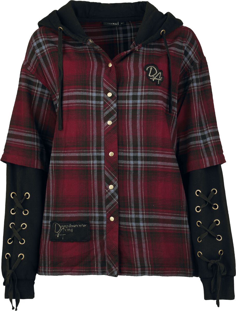 Sweat-shirt zippé à capuche  de Harry Potter - DA Grunge Collection - Dumbledore's Army - S à XXL - pour Femme - multicolore - Harry Potter