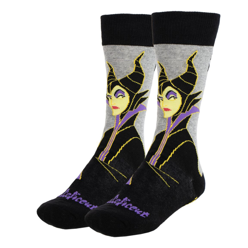 Chaussettes Disney de Disney Villains - Ursula, Méchante Reine, Maléfique - one size - pour Unisexe - multicolore - Disney Villains - View 2