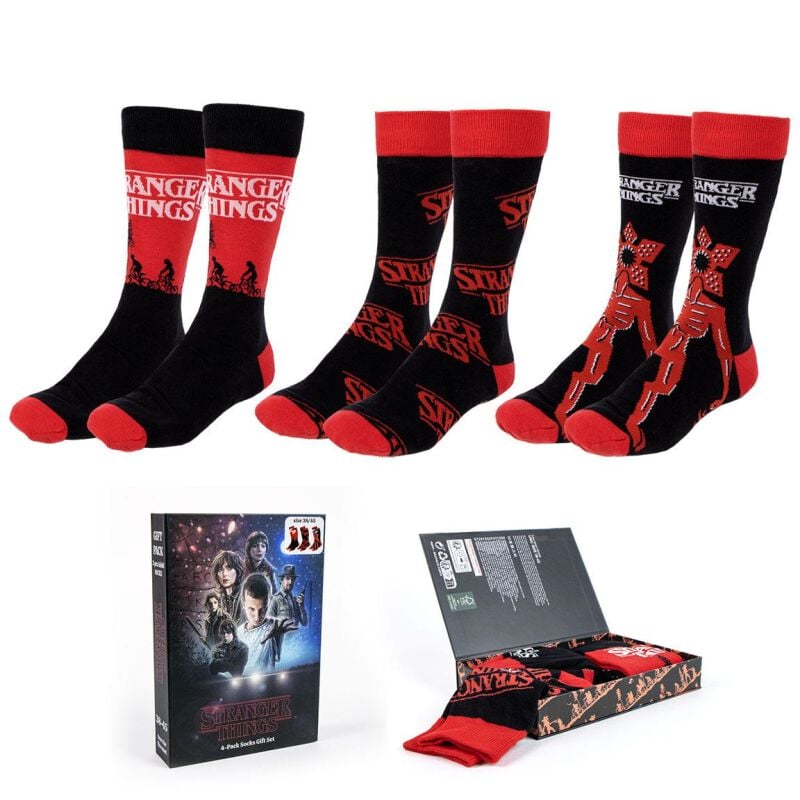 Chaussettes  de Stranger Things - one size - pour Unisexe - multicolore - Stranger Things