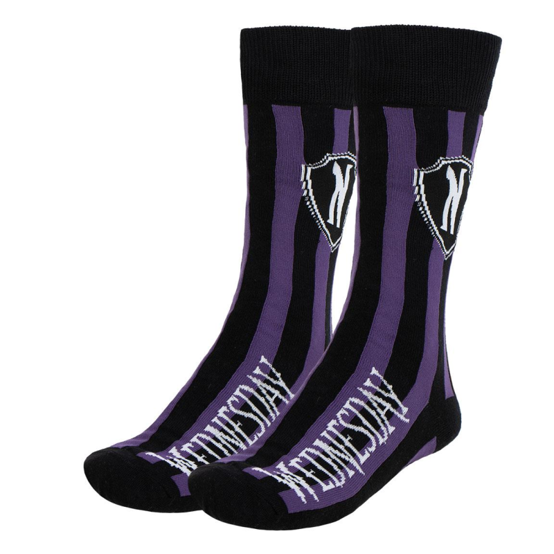 Chaussettes  de Wednesday - one size - pour Unisexe - multicolore - Wednesday - View 2