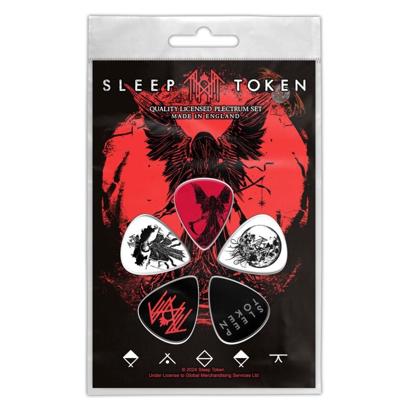 Lot de médiators  de Sleep Token - Take Me Back To Eden - pour Unisexe - multicolore - Sleep Token