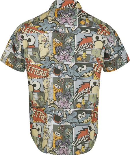 Chemise manches courtes  de Sesame Street - Comic - Allover - S à XXL - pour Homme - multicolore - Sesame Street - View 2