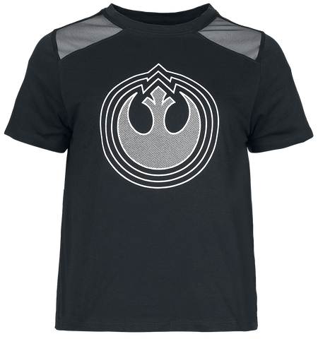 T-Shirt Manches courtes Disney de Star Wars - Logo Rebel - S à XXL - pour Femme - noir - Star Wars - View 2