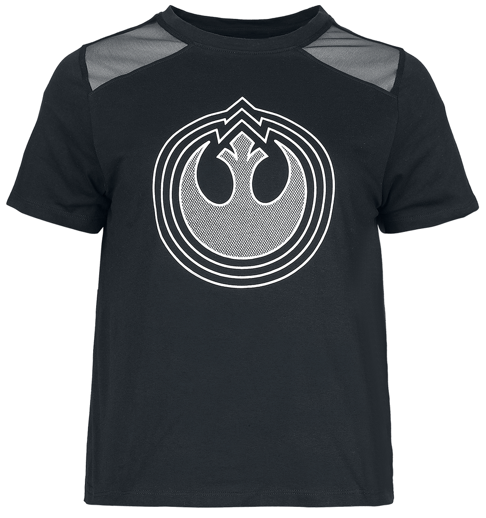T-Shirt Manches courtes Disney de Star Wars - Logo Rebel - S à XXL - pour Femme - noir - Star Wars - View 2