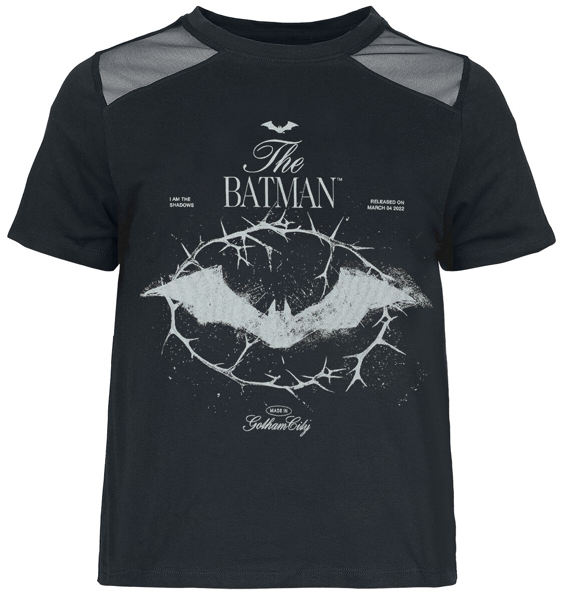 T-Shirt Manches courtes  de Batman - The Batman - Thorns - S à XXL - pour Femme - noir - Batman