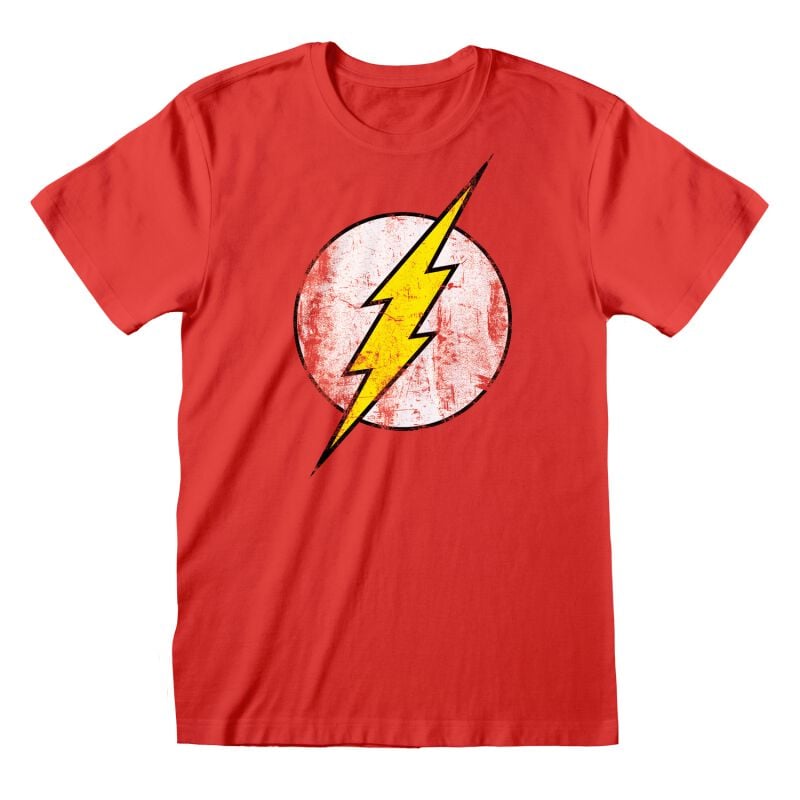 T-Shirt Manches courtes  de Flash - Flash - Logo - S à XXL - pour Homme - rouge - Flash
