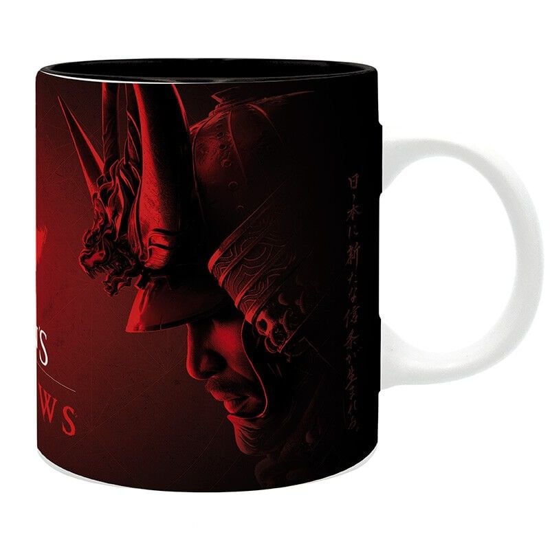 Mug Gaming de Assassin's Creed - Shadows - Yasuke & Naoe - pour Unisexe - noir/rouge - Assassin's Creed