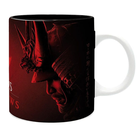Mug Gaming de Assassin's Creed - Shadows - Yasuke & Naoe - pour Unisexe - noir/rouge - Assassin's Creed