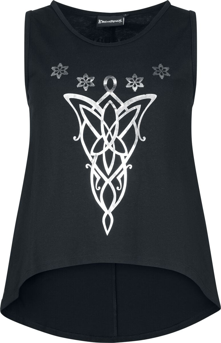 Débardeur  de Le Seigneur Des Anneaux - L'Étoile Du Soir d'Arwen - S à 3XL - pour Femme - noir - Le Seigneur Des Anneaux