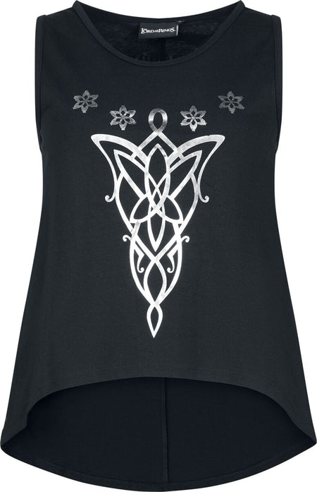 Débardeur  de Le Seigneur Des Anneaux - L'Étoile Du Soir d'Arwen - S à 3XL - pour Femme - noir - Le Seigneur Des Anneaux