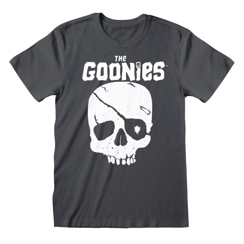 T-Shirt Manches courtes  de Les Goonies - The Goonies Skull - S à XXL - pour Homme - gris - Les Goonies