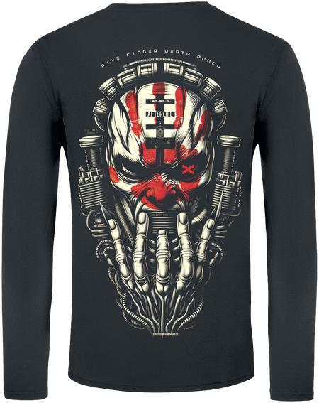 T-shirt manches longues  de Five Finger Death Punch - Psychonaut - M - pour Homme - noir - Five Finger Death Punch - View 2
