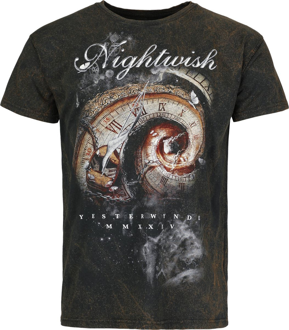 T-Shirt Manches courtes  de Nightwish - Yesterwynde Space - S à 4XL - pour Homme - rouille - Nightwish