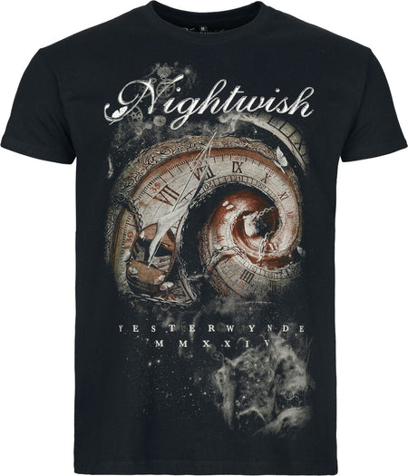 T-Shirt Manches courtes  de Nightwish - Yesterwynde Space - S à 4XL - pour Homme - noir - Nightwish