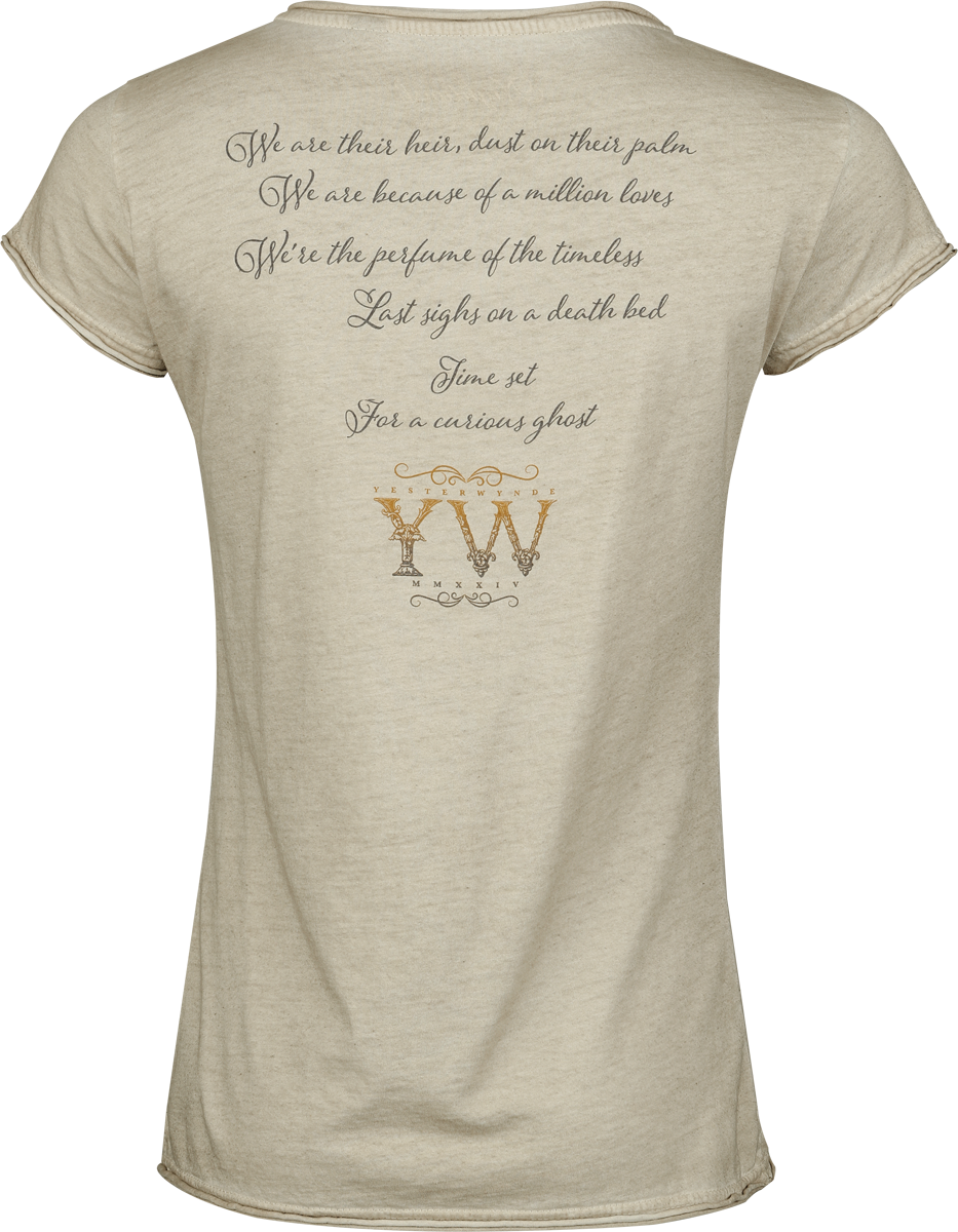 T-Shirt Manches courtes  de Nightwish - Writing - L à 3XL - pour Femme - beige - Nightwish - View 2