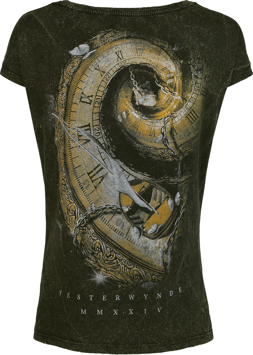 T-Shirt Manches courtes  de Nightwish - Yesterwynde Boat - S à 4XL - pour Femme - olive - Nightwish - View 2