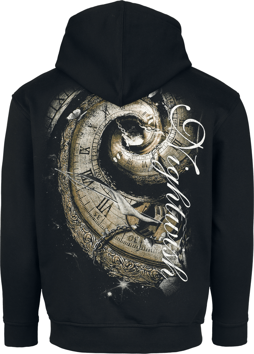 Sweat-shirt zippé à capuche  de Nightwish - Yesterwynde Time - S à XXL - pour Homme - noir - Nightwish - View 2