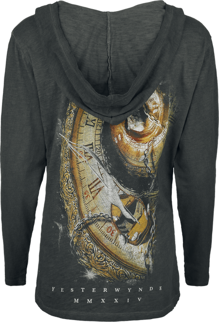 Sweat-shirt zippé à capuche  de Nightwish - Yesterwynde Boat - S à XL - pour Femme - anthracite - Nightwish - View 2
