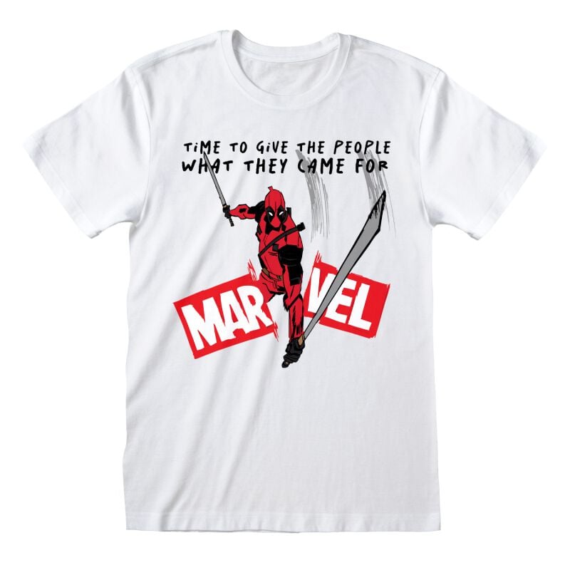 T-Shirt Manches courtes  de Deadpool - What They Came For - S à XXL - pour Homme - blanc - Deadpool
