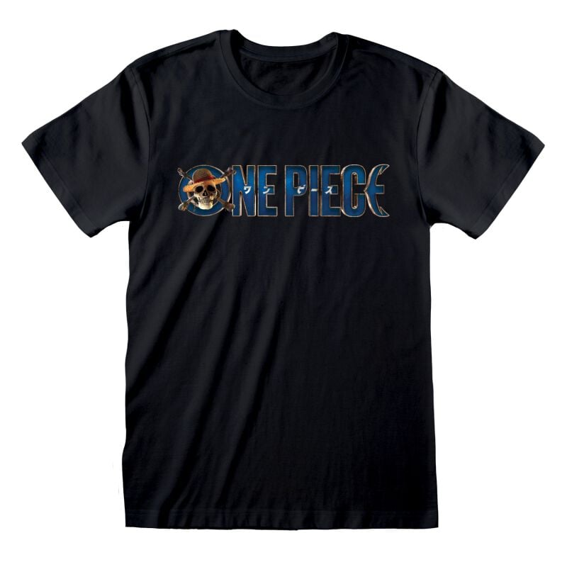 T-Shirt Manches courtes  de One Piece - One Piece Logo - S à XXL - pour Homme - noir - One Piece
