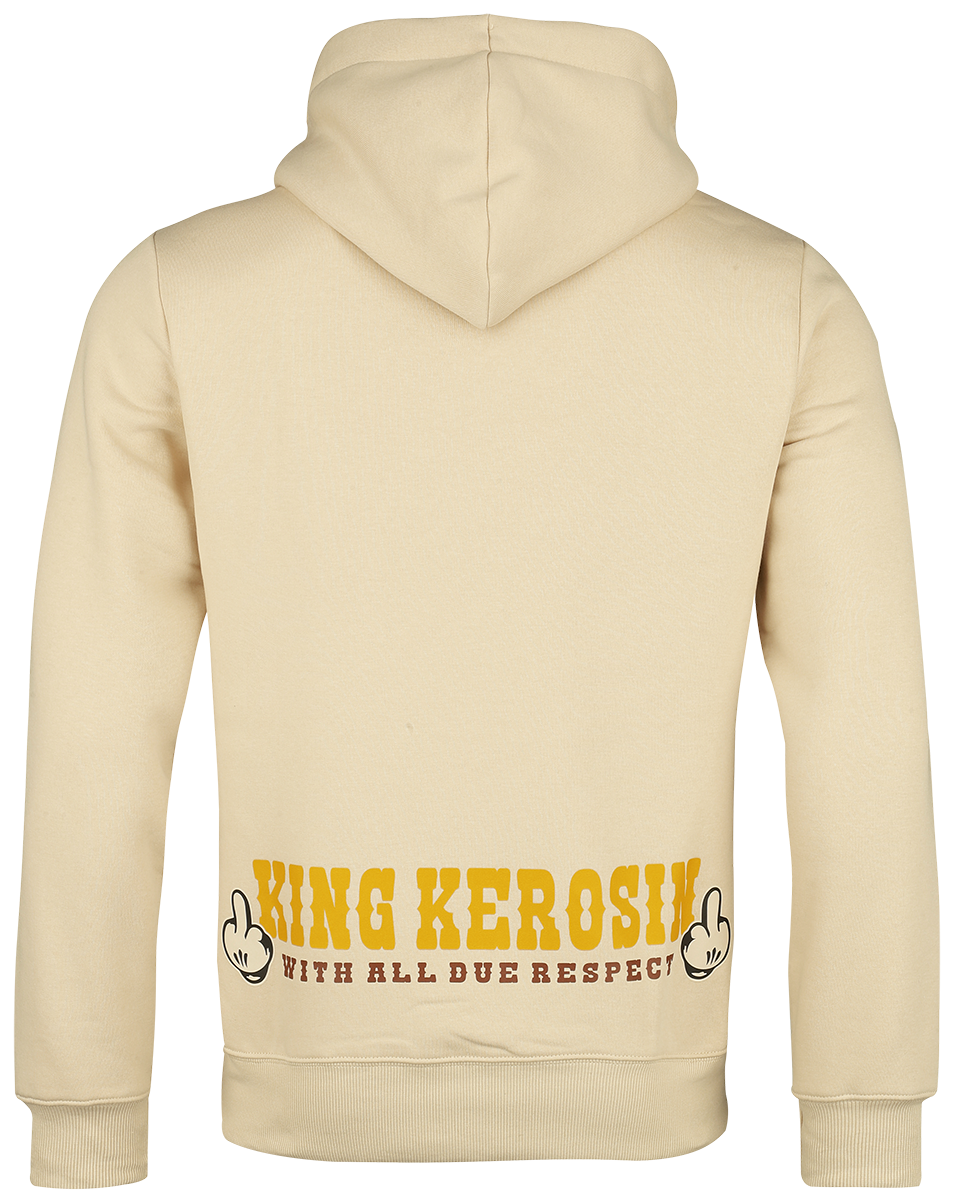 Sweat-shirt à capuche  de King Kerosin - Rock' N' Roll - Sweat à Capuche - M à 4XL - pour Homme - beige - King Kerosin - View 2