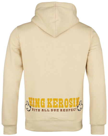 Sweat-shirt à capuche  de King Kerosin - Rock' N' Roll - Sweat à Capuche - M à 4XL - pour Homme - beige - King Kerosin - View 2