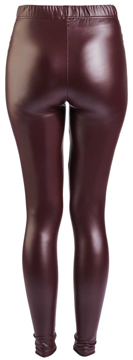 Legging  de Black Premium by EMP - Faux Leather Style Leggings - S à L - pour Femme - bordeaux - Black Premium by EMP - View 2