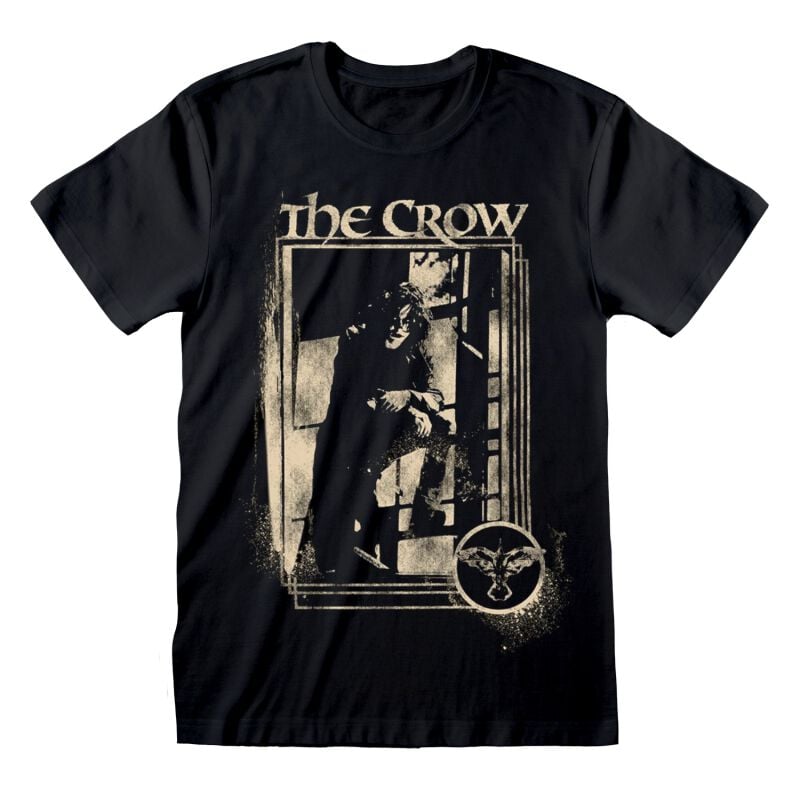 T-Shirt Manches courtes  de The Crow - Window - S à XXL - pour Homme - noir - The Crow