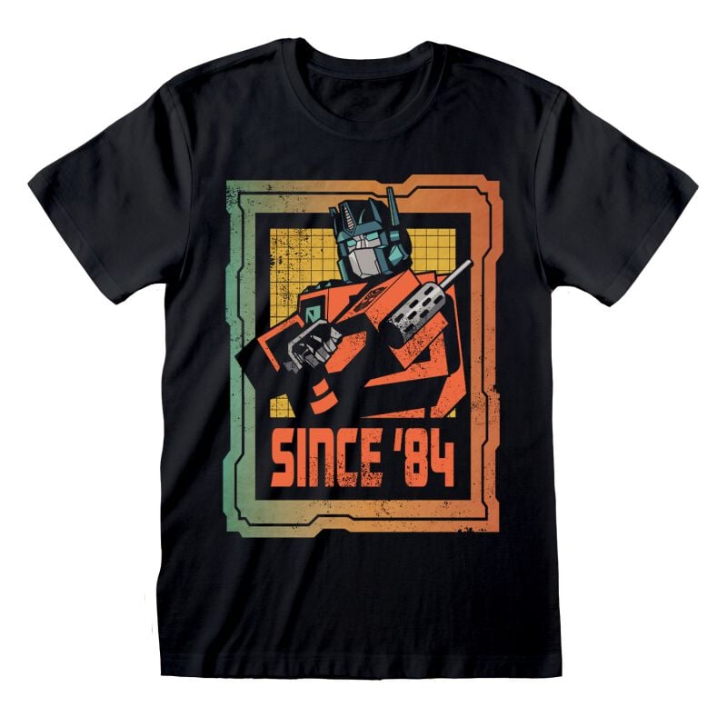 T-Shirt Manches courtes  de Transformers - Since 84 - S à XL - pour Homme - noir - Transformers