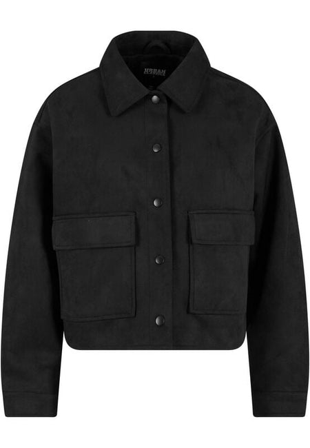 Veste mi-saison  de Urban Classics - Veste Soft Touch Femme - S à L - pour Femme - noir - Urban Classics