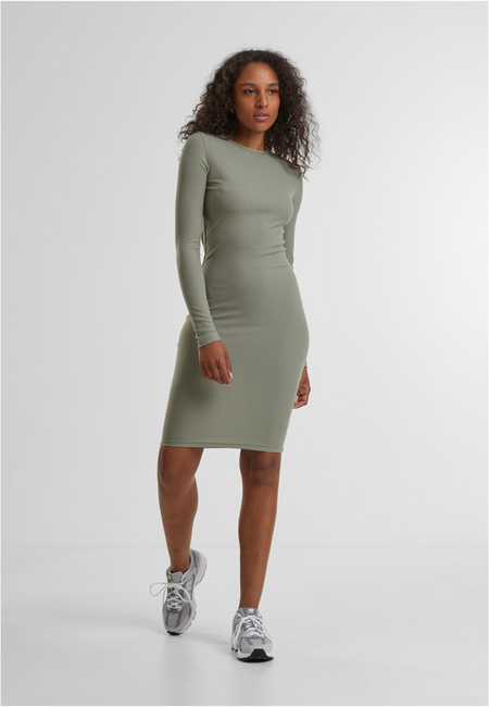 Robe courte  de Urban Classics - Robe Pull - XS à L - pour Femme - olive - Urban Classics - View 2