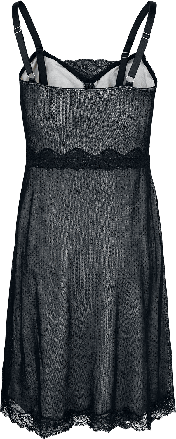 Robe courte Rockabilly de Vive Maria - Boudoir Tulle Dress - S à XXL - pour Femme - noir - Vive Maria - View 2